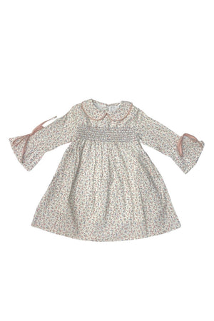 Arthur Ave Sweet Rose Long Sleeve Collared Dress