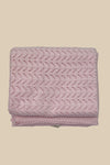 Tiny Twig Pink Knitted Blanket