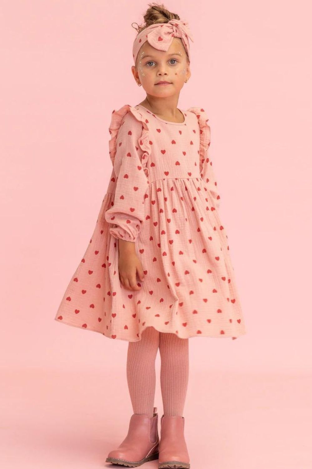 Designer Kidz Georgia Love Hearts Dress