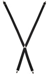 Buckle X-Back Plain Braces 35mm