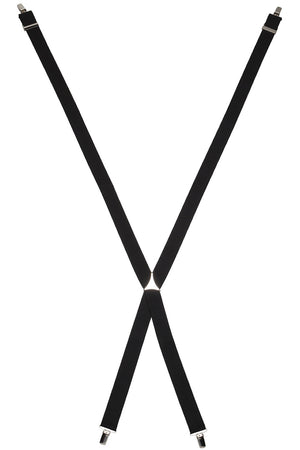 Buckle X-Back Plain Braces 35mm