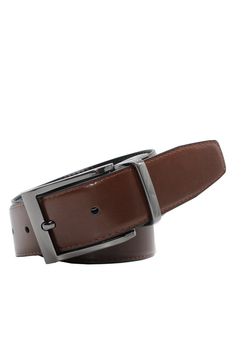 Buckle Reversible Leather Belt 35mm - H3508