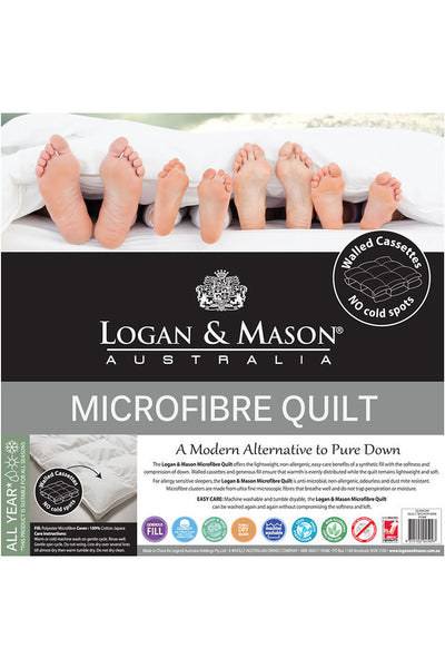 Logan & Mason Microfibre Quilt- Single